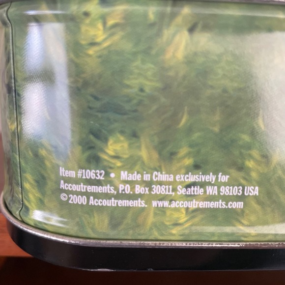 Vtg Hawaiian Girls Two Sided Vertical Tin Lunch Box Accoutrement Hula Hawaii - Picture 13 of 16